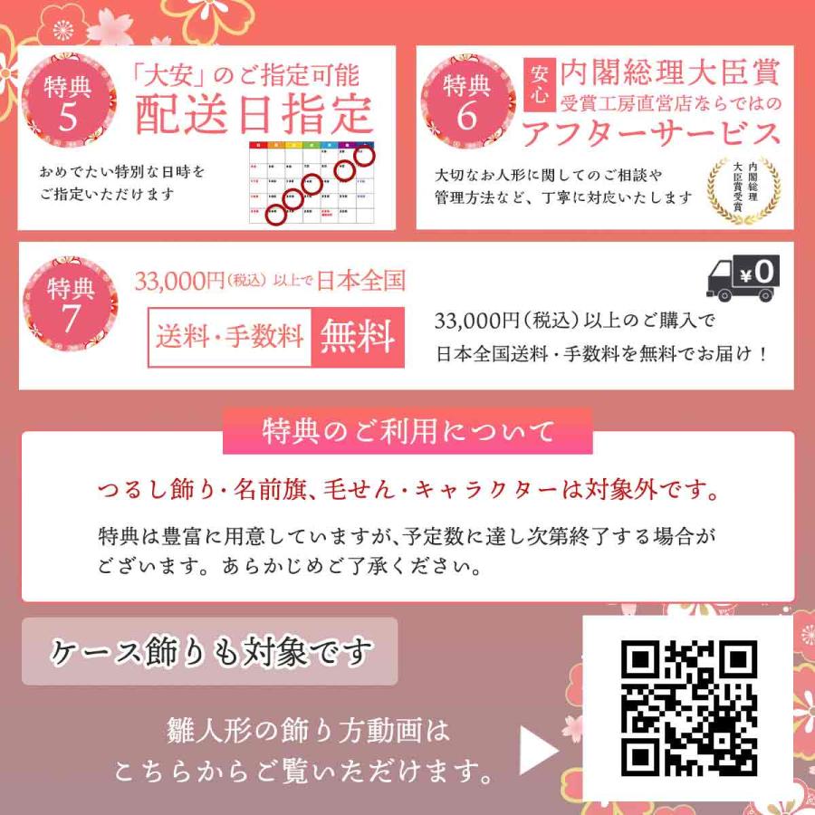 雛人形 ひな人形 親王飾り コンパクト めぐし雛 ちりめん衣装 ピンク グリーン パステルカラー 小三五親王 桜華金屏風 初節句 お祝い ひな祭り 桃の節句