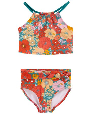 Kid 2-Piece Floral Tankini