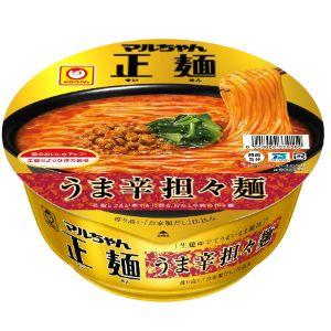 「東洋水産」　マルちゃん　正麺　うま辛担々麺　カップ　126g×12個セット