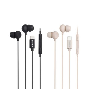 RASTO RS79 睡眠親膚矽膠Type C線控耳機