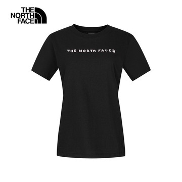 The North Face北面女款黑色短袖T恤｜8F0VJK3
