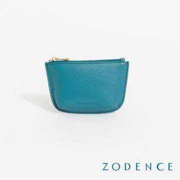 ZODENCE進口真皮弧線零錢包-多色
