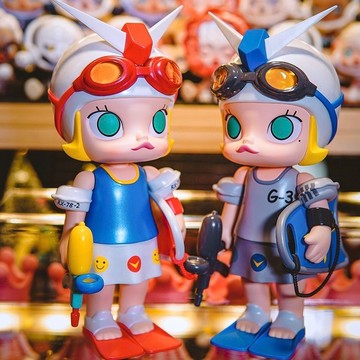 ❰茉莉第一個家❱👑Molly鋼彈聯名款紅白 高達 藍灰 配色🔺特價