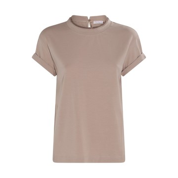 Brunello Cucinelli - Camel Cotton T-shirt