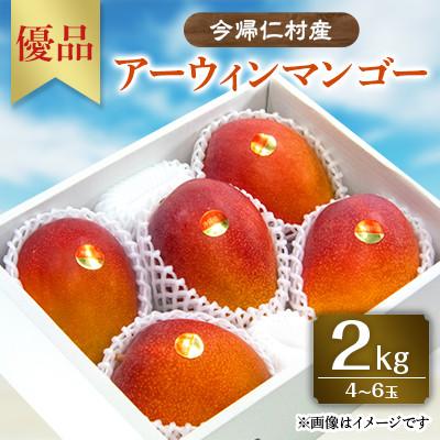 ふるさと納税 今帰仁村 今帰仁村産アーウィンマンゴー優品2kg