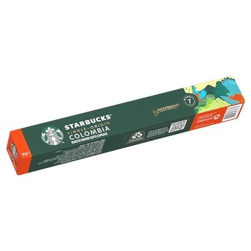 STARBUCKS 星巴克 哥倫比亞單品膠囊咖啡 Nespresso咖啡機適用  5.7g  10顆  1盒