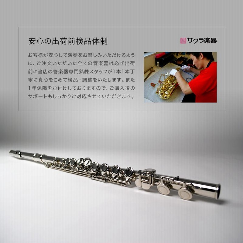 今だけストアポイント+4％〕Soleil フルート SFL-1 初心者入門
