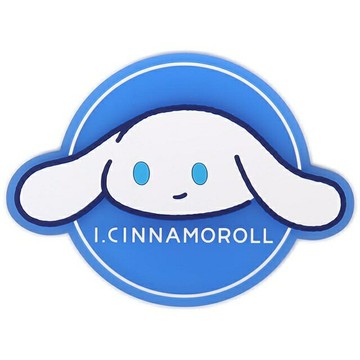小禮堂 Sanrio 三麗鷗 大耳狗 矽膠造型杯墊 (I.CINNAMOROLL)