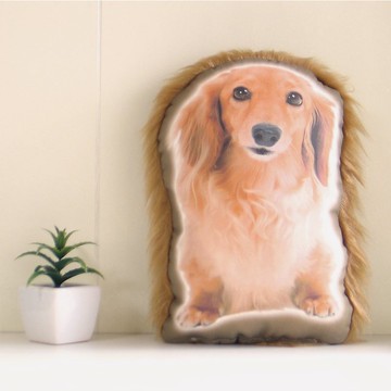 日本製 客製 寵物 抱枕 狗 貓 人像 仿真 禮物 紀念 犬貓仿毛皮