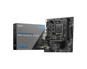MSI 微星 PRO H610M-S DDR4 主機板 1700腳位 M-ATX 主機板