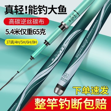 【最低價 公司貨】正品浪尖悍將魚竿釣魚竿碳素超輕超硬19調大物竿臺釣竿套裝組合