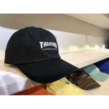 ☆LimeLight☆ THRASHER Hometown Sad Dad Hat 字體 老帽 灣帽 黑色