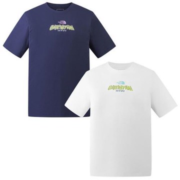 The North Face 北面 短袖上衣 男裝 女裝 純棉 藍/白 NF0A8F088K2/NF0A8F08FN4
