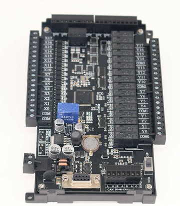 領控PLC工控板FX3U ZK3U-24 32 48 64MR MT帶溫度模擬量脈沖485[DD1118001]