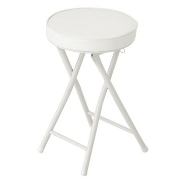 comet Home 摺疊圓凳 30 x 30 x 49cm  象牙白  1個