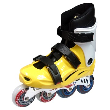 DLD V-MAX 鋁合金直排輪 黃/白