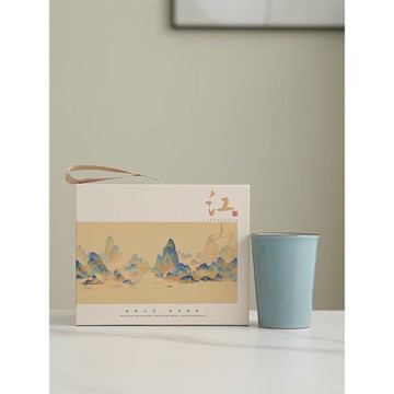 陶瓷可樂杯中號輕奢隨手杯汝窯男女泡茶杯喝水杯子大容量手握單杯