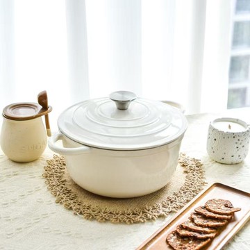 【陶瓷燒製 食品材質】琺瑯炸鍋 雙耳搪瓷鍋 琺瑯鍋 琺瑯油炸鍋 搪瓷濾油鍋 附瀝油網 炸鍋 珍珠金屬 日系