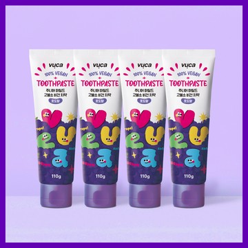 VUCA Junior Mild Grape Toothpaste 110g * 4ea