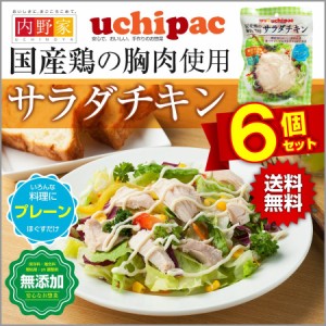 サラダチキン プレーン 無添加 国産 6個セット ネコポス メール便送料無料