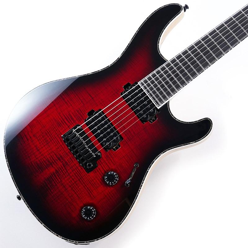 MAYONES Regius V24 Trans Dirty Red Burst Gloss