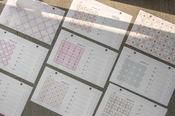 限量補充包 2025  經典鐵窗印花週曆 / 週曆補充包