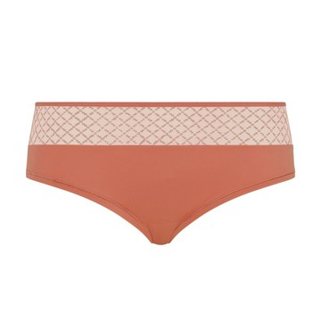 【Chantelle Easy Feel】Norah Chic_四角內褲_仙黛爾XS-M(16M40_038陶紅色)