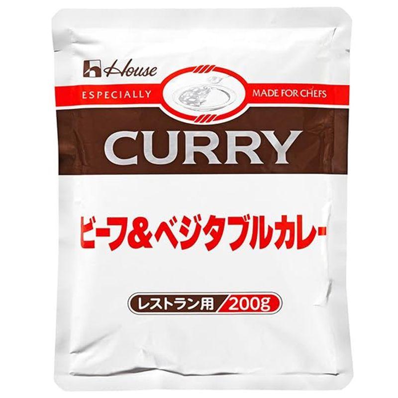 ハウス食品 ビーフ＆ベジタブルカレー 200g×30袋入