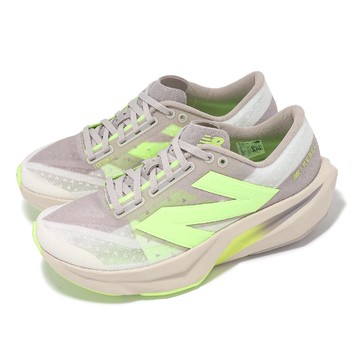 競速跑鞋 FuelCell Rebel V4 D 女鞋 寬楦 月岩灰 淺青檸綠 輕量 運動鞋 NB WFCXLUM-D