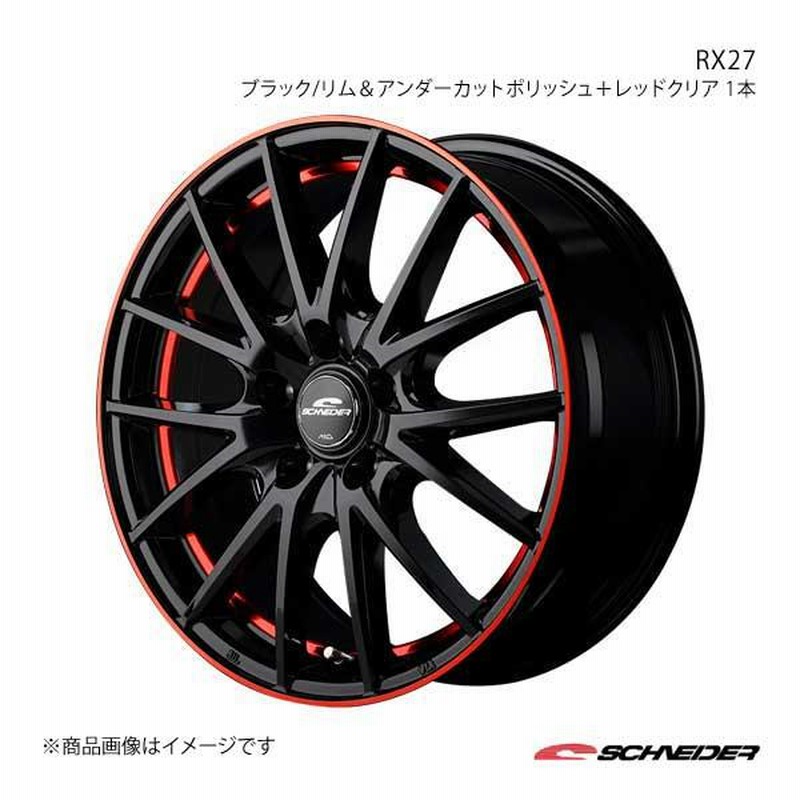 SCHNEIDER/RX27 ミラ トコット LA550/560 アルミホイール 4本セット ...