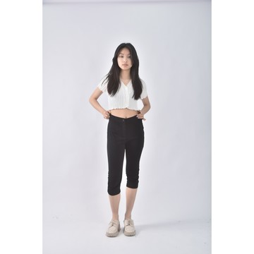 (M) ligm修身黑色長褲二手衣