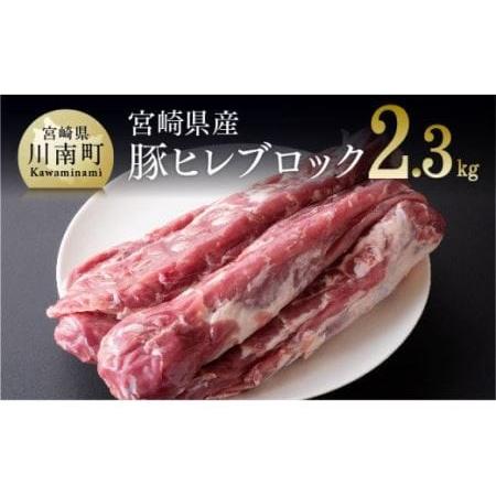 ふるさと納税 ※令和6年2月より順次発送※宮崎県産豚肉ヒレブロック5本 宮崎県川南町