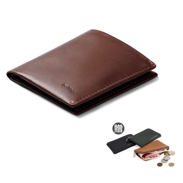 Bellroy Note Sleeve 系列真皮直式零錢短夾 - 可可棕