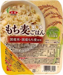 全農 国産米・国産もち麦使用 もち麦ごはん 150g×24P [もち麦入りパックごはん]