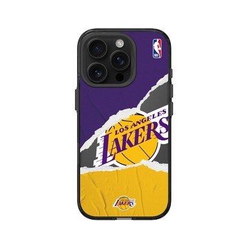 iPhone 16 Pro Clear (相機按鈕) 酷墨灰 - NBA - 熱血系列-洛杉磯湖人 L.A. Lakers - Sweat and tears