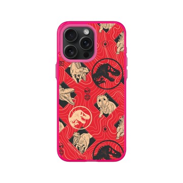 iPhone 15 Pro Max Clear 粉漾桃 - Jurassic Park/ Jurassic World - 生存