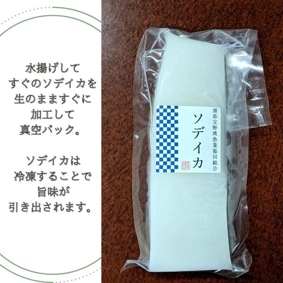 浦宜ソデイカ　短冊300グラム×3パック