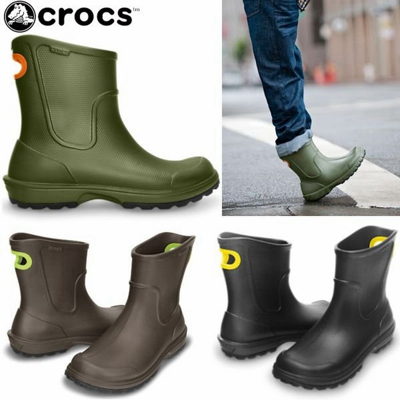 クロックス メンズ 長靴 レインブーツ ウェリー レイン ブーツ Crocs Wellie Rain Boot 国内正規取扱店 通販 Lineポイント最大0 5 Get Lineショッピング