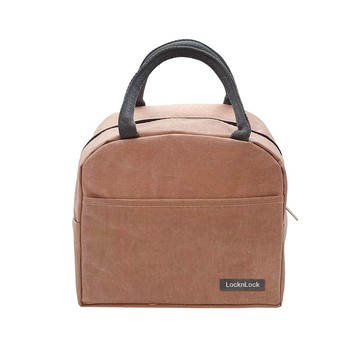 樂扣樂扣保溫保冷大開口餐袋/豆沙粉