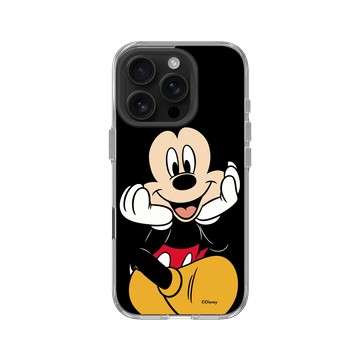 iPhone 16 Pro Clear Case（相機按鈕） 透明 - 迪士尼-米奇 Mickey - 米奇看著你