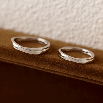 [全純銀.情侶對戒]  邂逅 / 對戒 單獨賣場【UME】全純銀戒指 洗手可戴 不退色戒指 S925純銀戒指