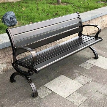 限時下殺！【免運】公園椅 長條椅 椅子 長椅 排椅 公園椅戶外長椅鋁合金室外休閑連排椅等候椅庭院防腐木塑木長條凳【八折優惠】【可開發票】【限時減免】