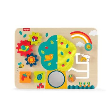 【Fisher price 費雪】木製忙碌板 媽媽好婦幼用品連鎖