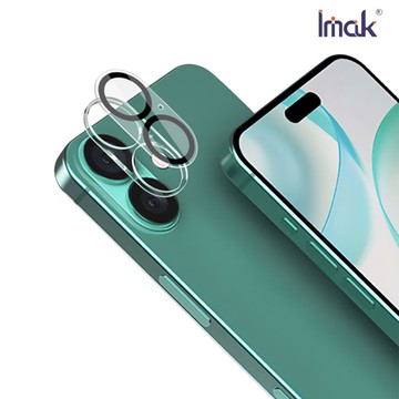 Imak 艾美克 Apple iPhone 16 / iPhone 16 Plus 鏡頭玻璃貼(一體式) 奈米吸附 鏡頭貼 鏡頭保護貼 鏡頭膜