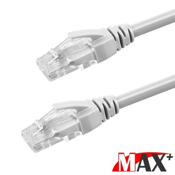 Max+ Cat 6超高速網路傳輸線(灰白/10M)