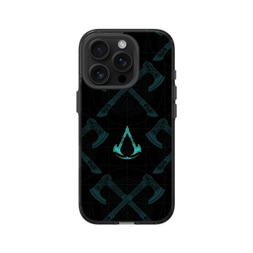 iPhone 16 Pro Clear (相機按鈕) 酷墨灰 - Assassin's Creed - Valhalla - Dual Axes