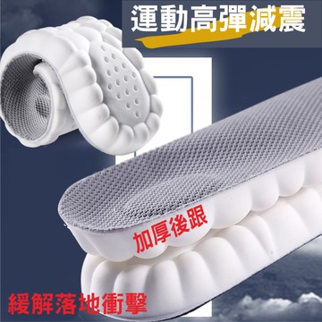 柔軟減震踩屎感鞋墊 3入