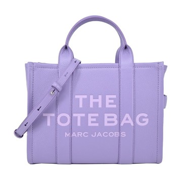 [平輸版] 【MARC JACOBS】The Leather TOTE 皮革兩用托特包(小/紫)真品平輸