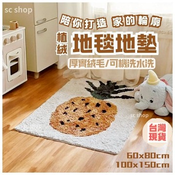 【台灣現貨 免運】地毯地墊 床邊地毯 房間地毯 絨植地毯 仿羊絨地毯 腳踏墊