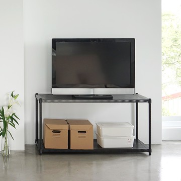 《IRON烤漆鐵力士沖孔平面二層架》120X45X60 MIT台灣製 完美主義【J0100】置物架 收納架